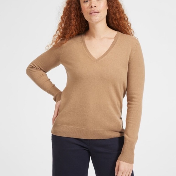 Everlane Cashmere Vneck Sweater 